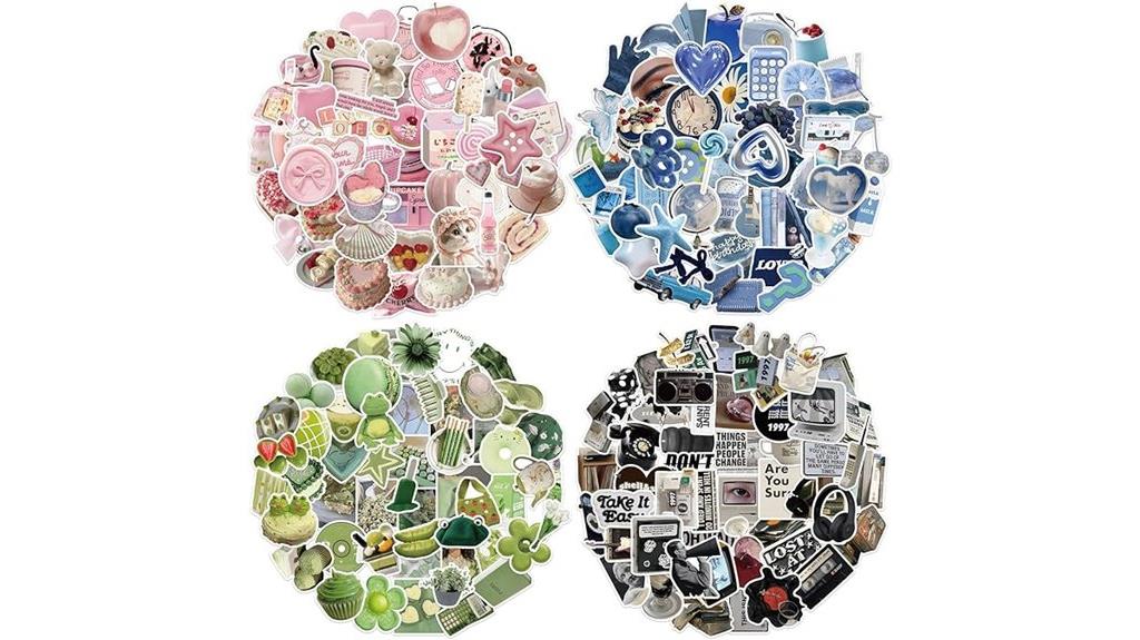 large pack of motivational stickers