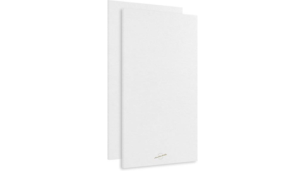 large white acoustic panels