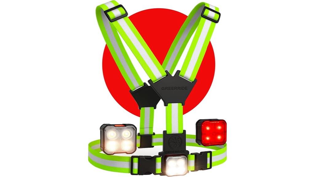 led illuminated running vest