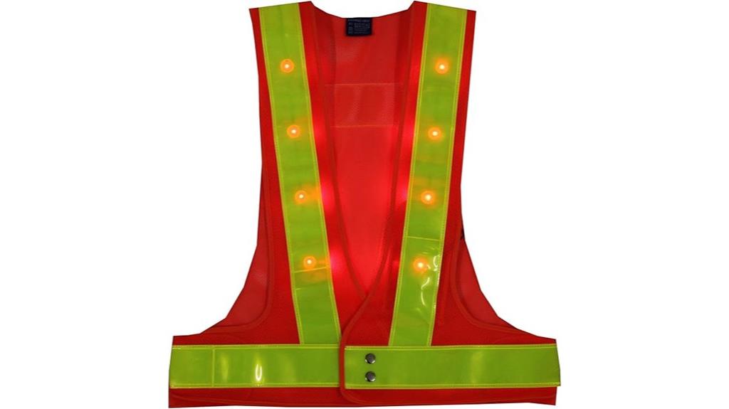 led light up cycling vest