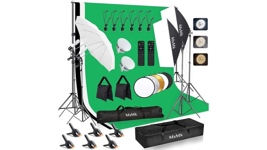 led photography lighting kit