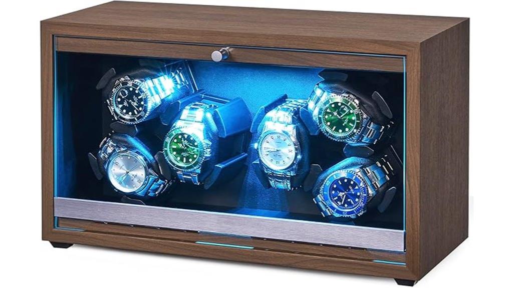 led quiet motor winder