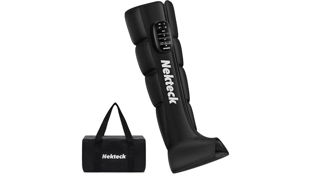 leg compression therapy system