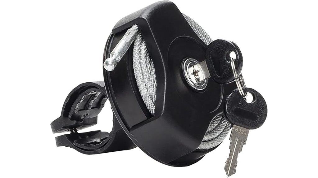 lightweight foldable cable lock