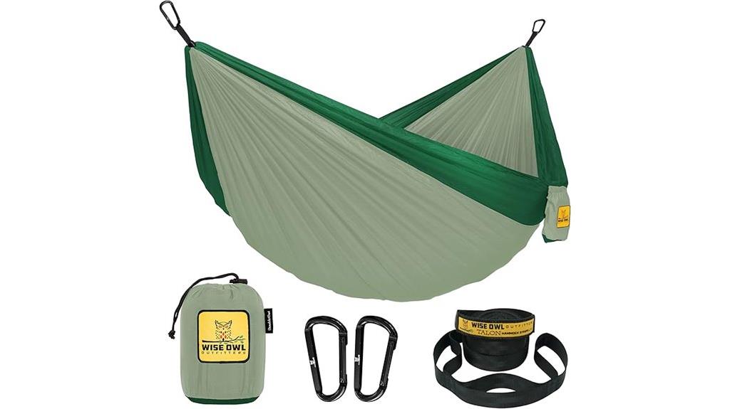 lightweight nylon hammock supports