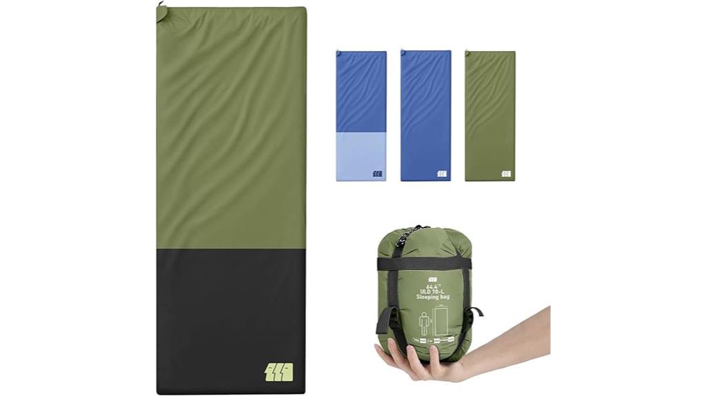 lightweight waterproof camping sleeping bag