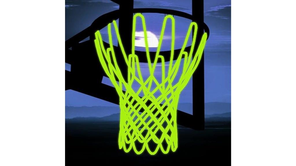 luminous outdoor basketball net