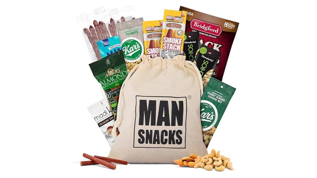 luxury men s snack basket