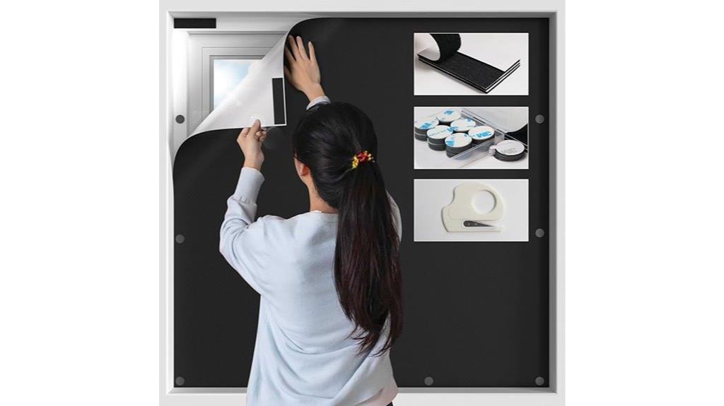 magnetic blackout window shades