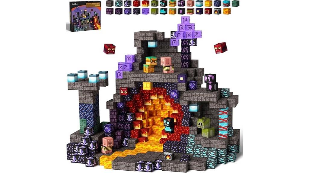 magnetic building blocks set
