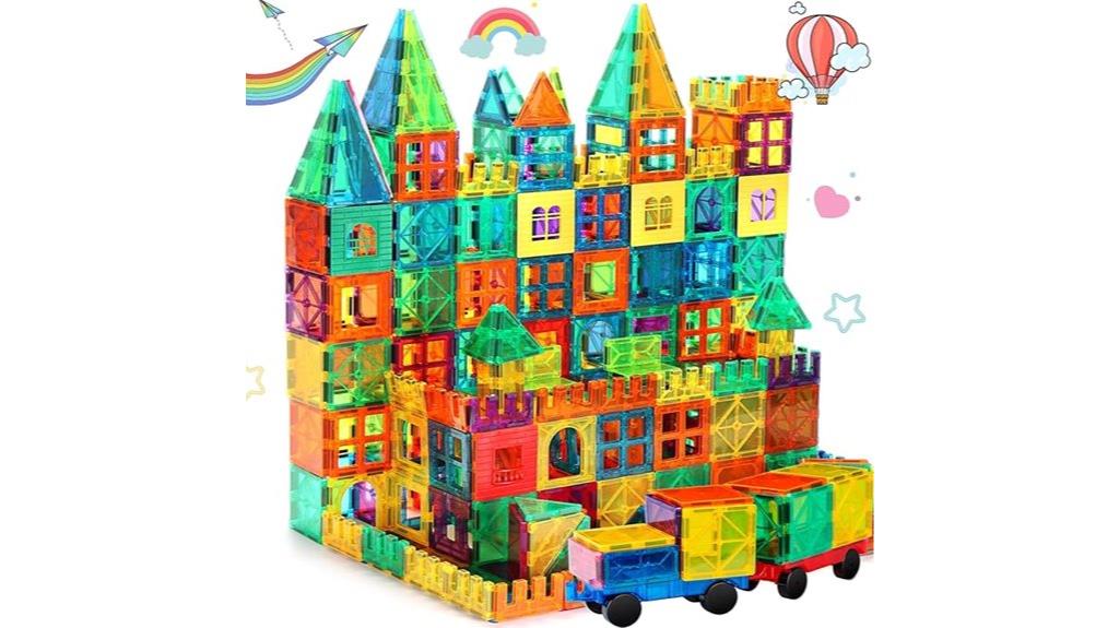 magnetic building tile set