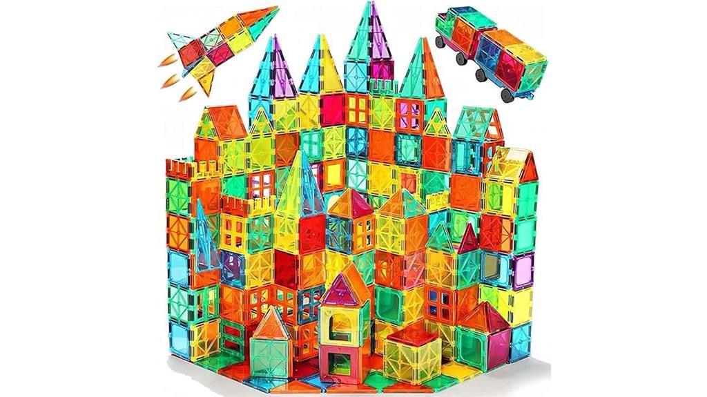 magnetic tiles with cars