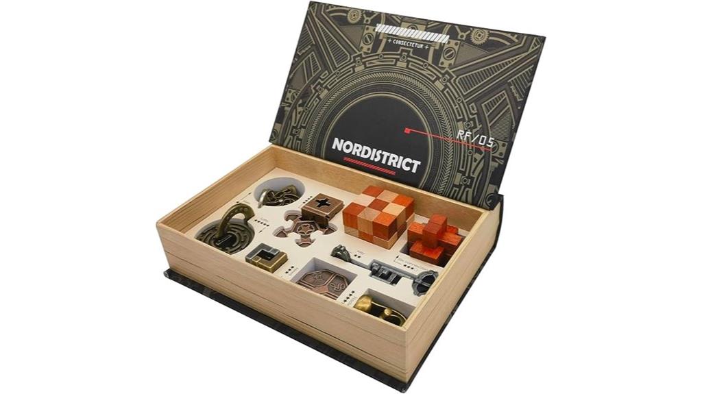 mechanical wooden brain teasers