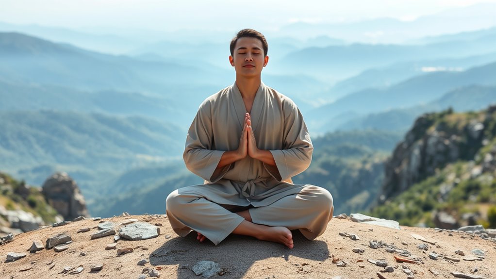 meditation enhances calmness clarity