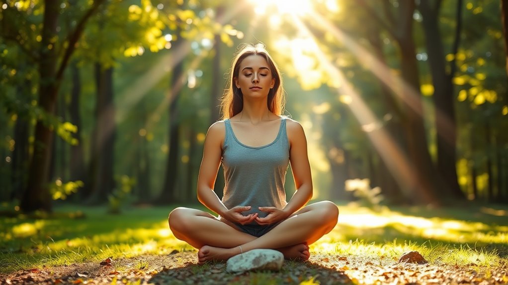 mindful breathing restores calm