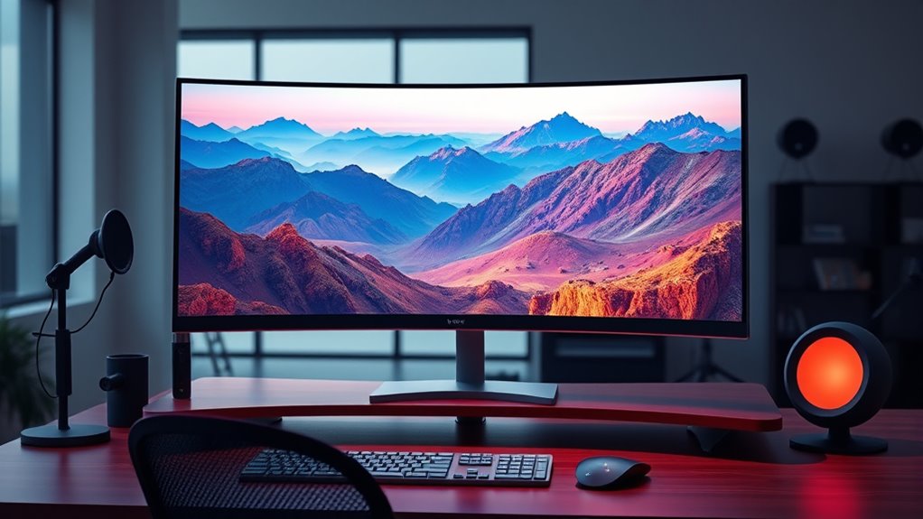 monitor size and features