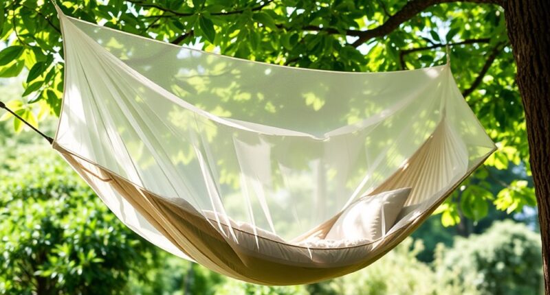 mosquito nets for comfortable relaxation