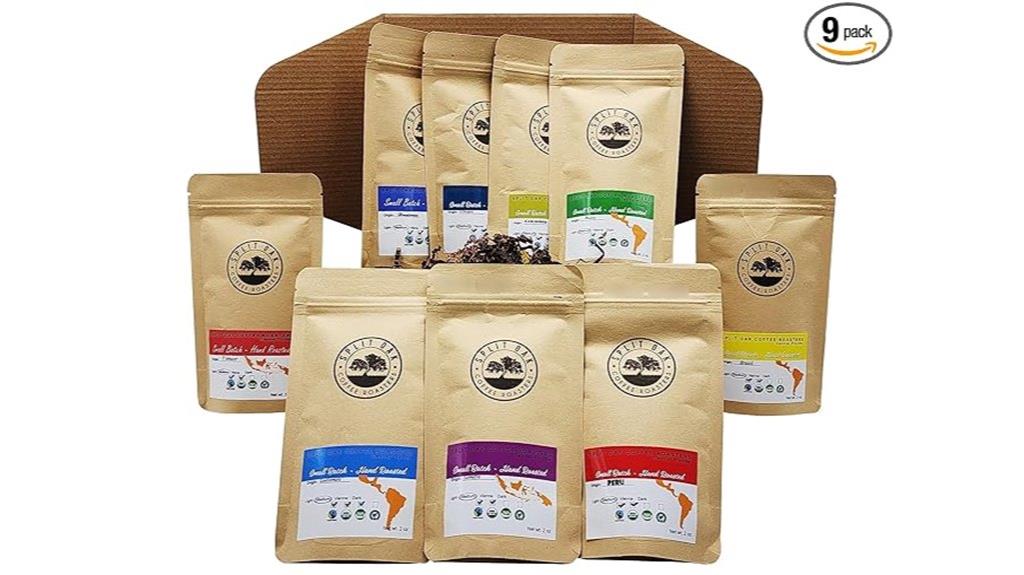 nine bean coffee gift set