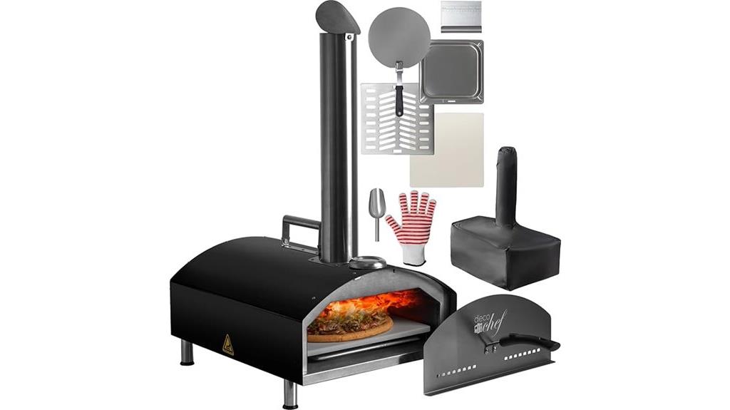outdoor pizza grill combo