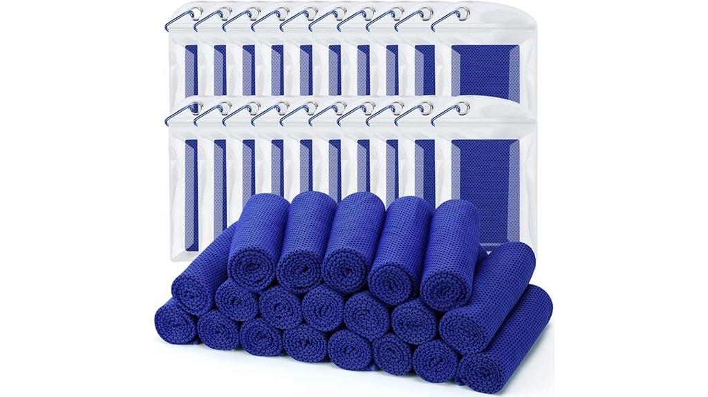 pack of 20 cooling towels
