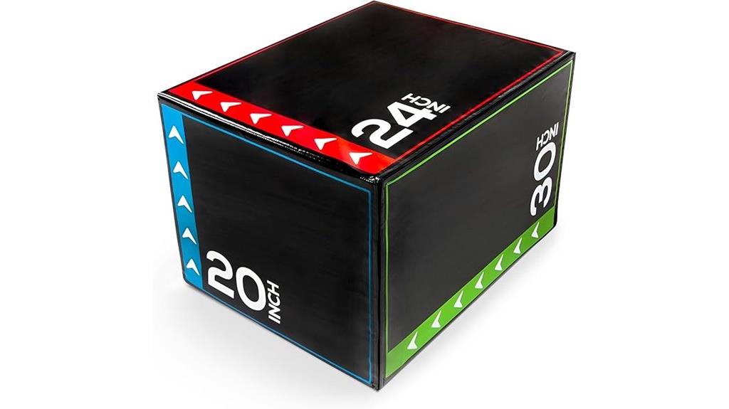 plyometric jump exercise box