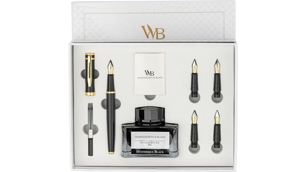 poetry inspired pen gift set