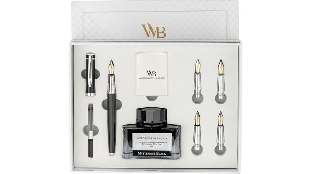 poetry inspired pen gift set