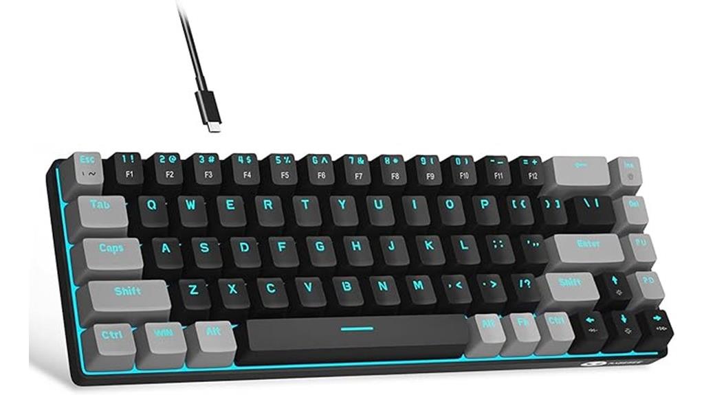 portable 60 mechanical keyboard