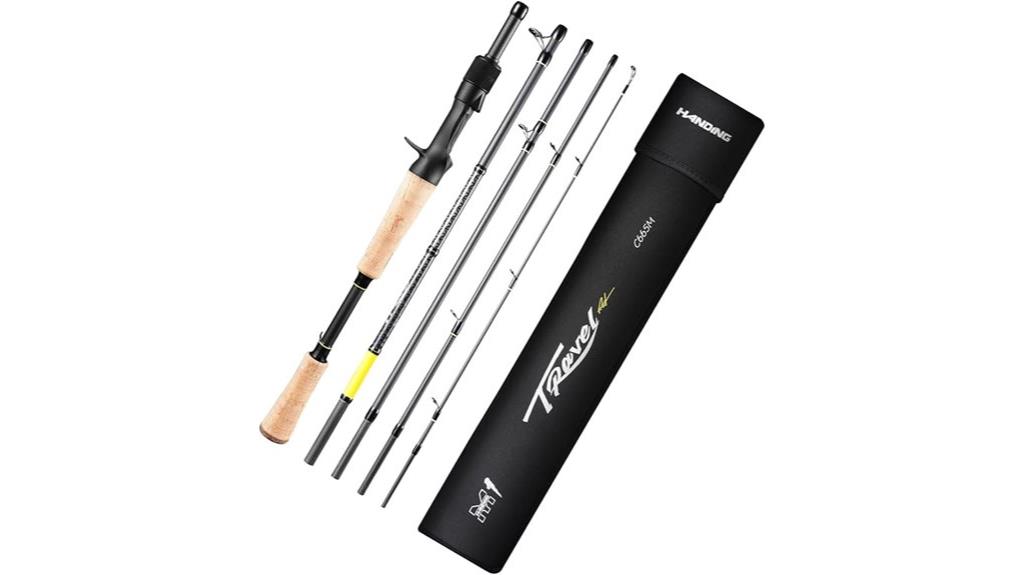 portable carbon fiber fishing rod