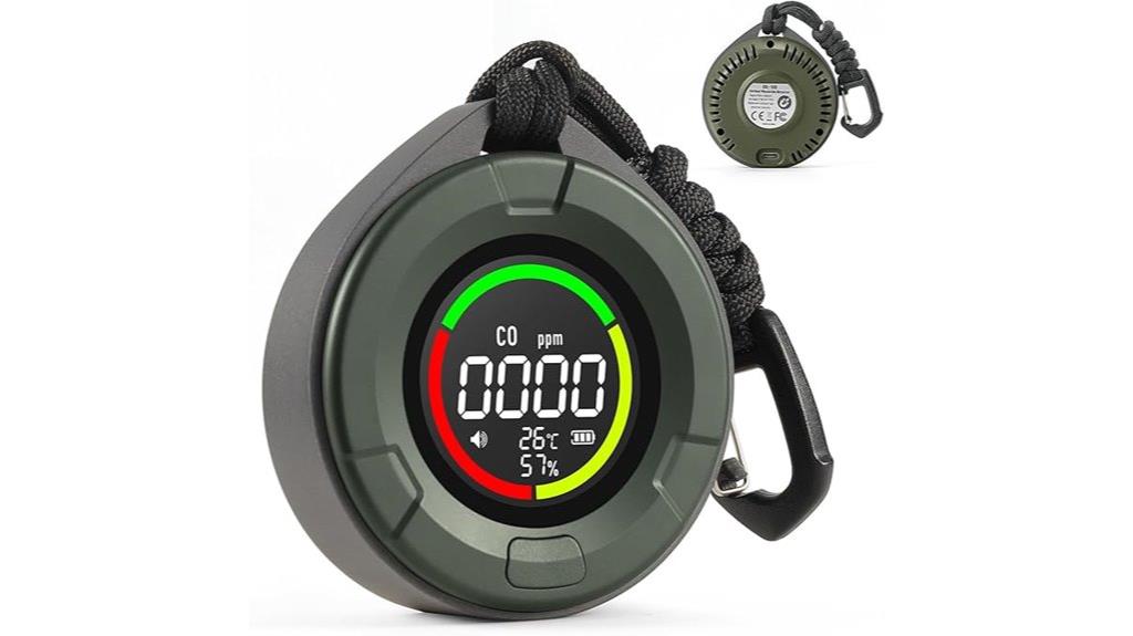 portable co detector rechargeable