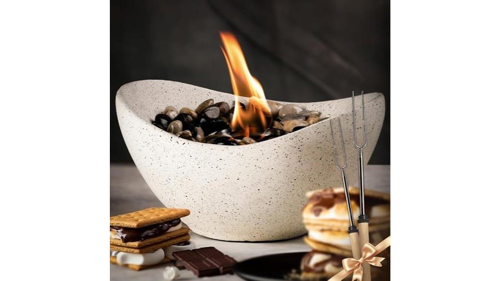 portable concrete fire pit
