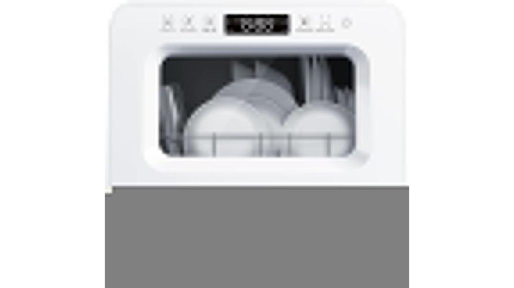 portable countertop dishwasher with tank