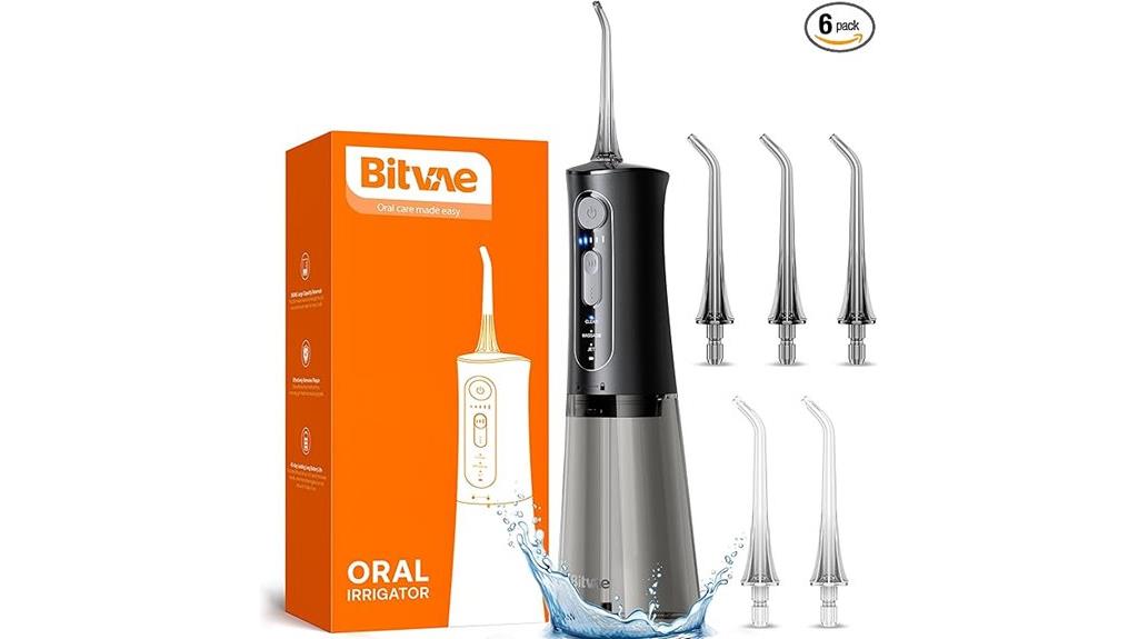portable electric water flosser
