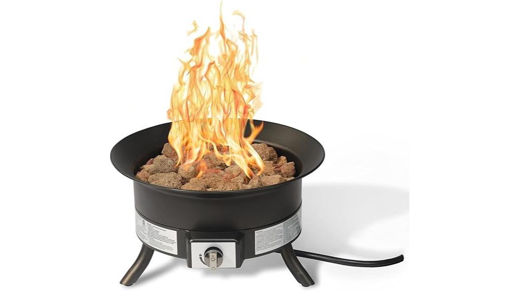 portable propane fire pit