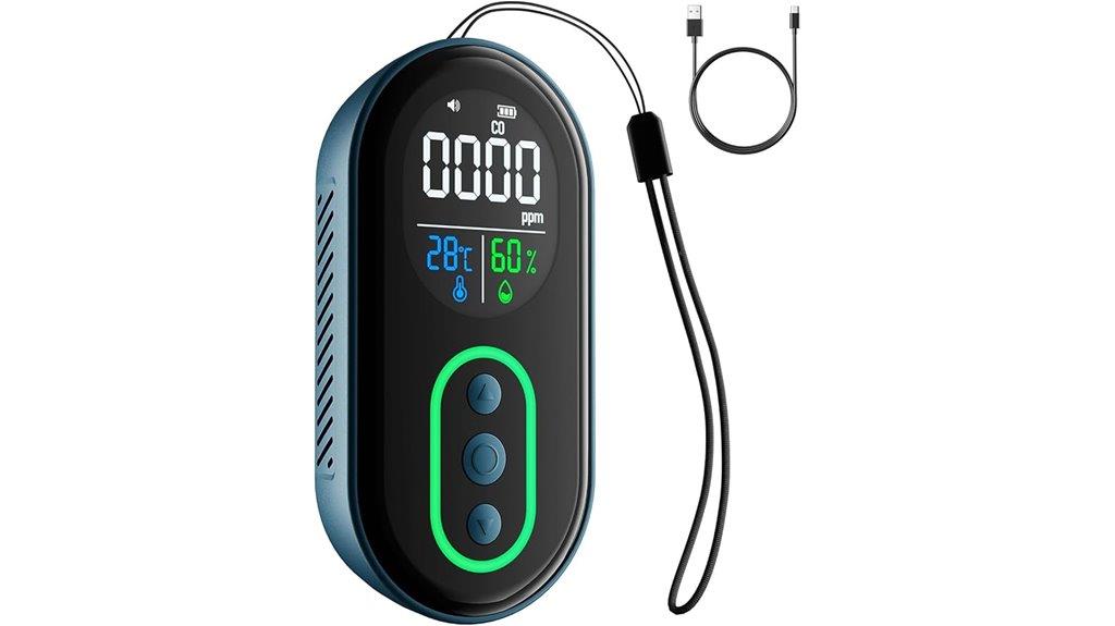 portable rechargeable co detector
