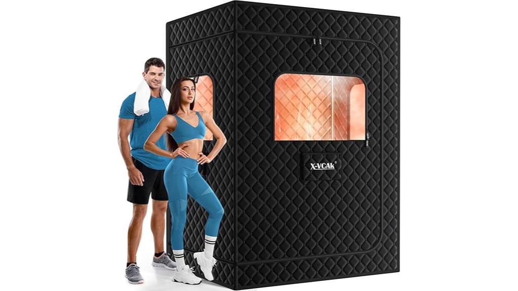 portable sauna with steamers