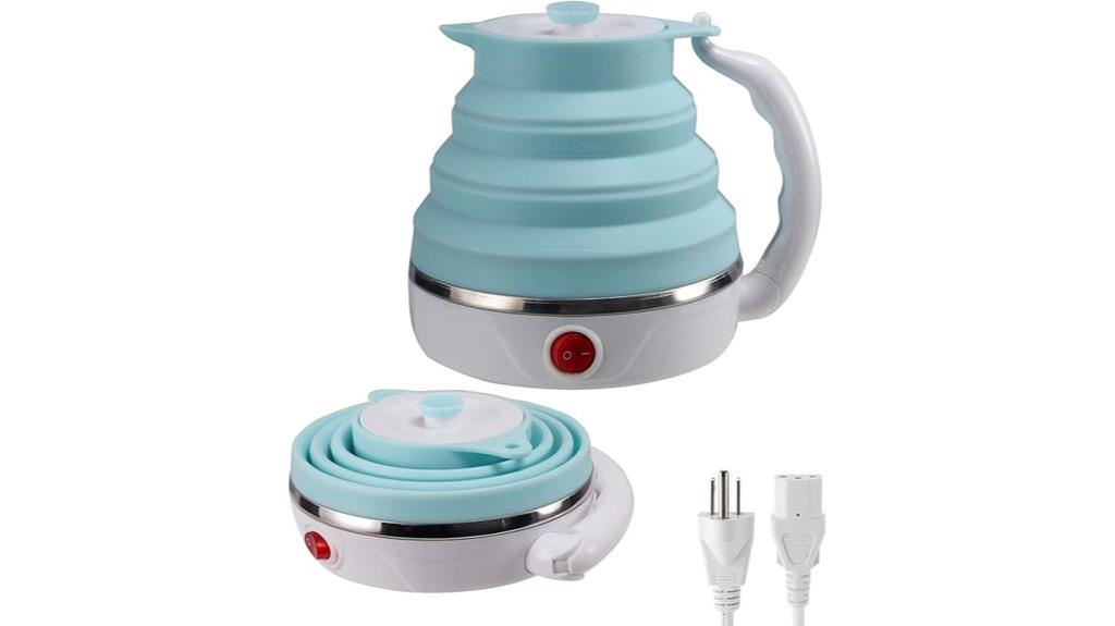 portable silicone travel kettle