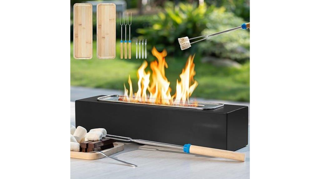 portable tabletop fire pit