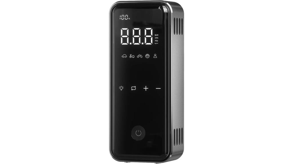 portable tire inflator battery