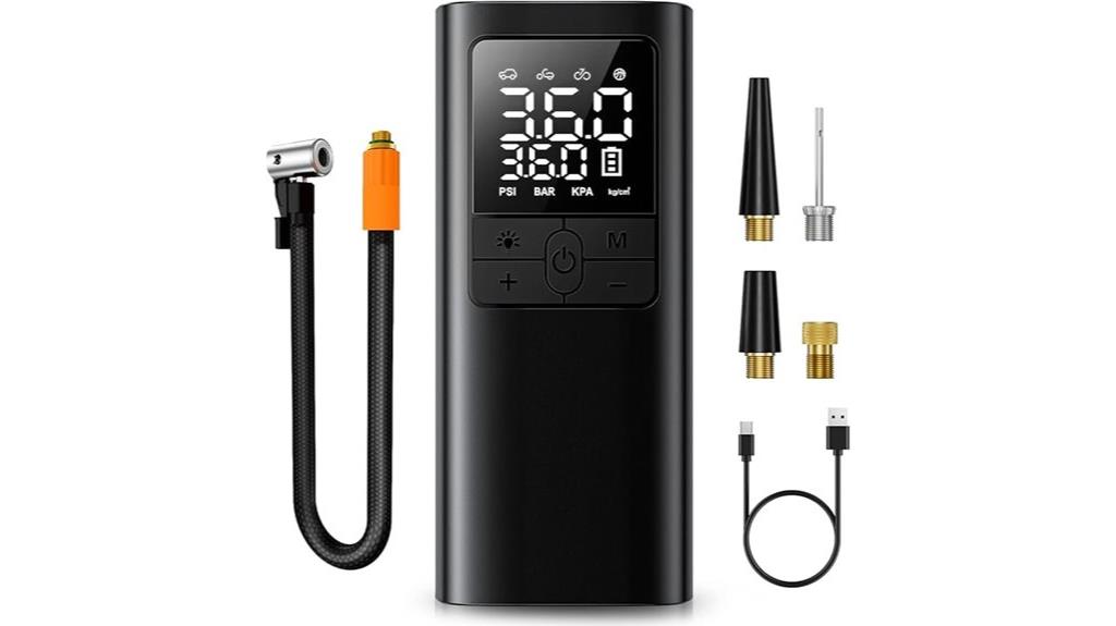 portable tire inflator compressor