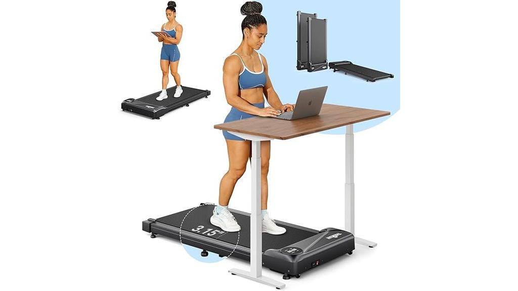 portable under desk walking treadmill