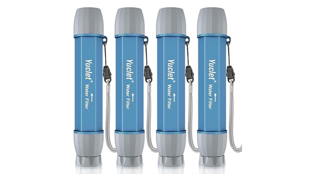 portable water filter straw