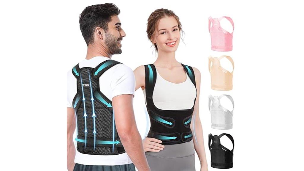 posture support back brace