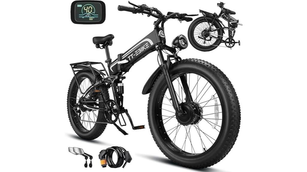 powerful folding fat tire