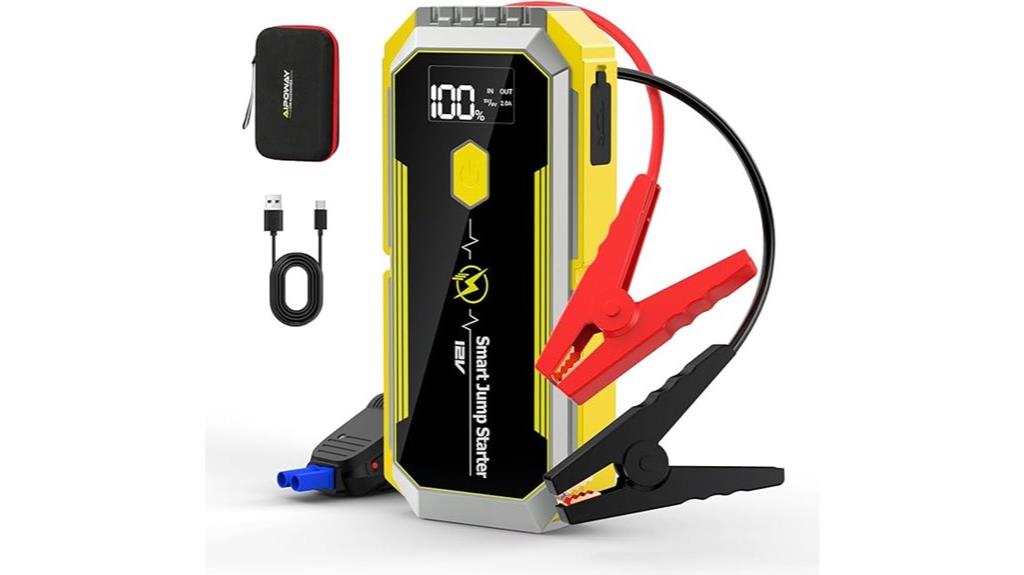 powerful portable car jump starter