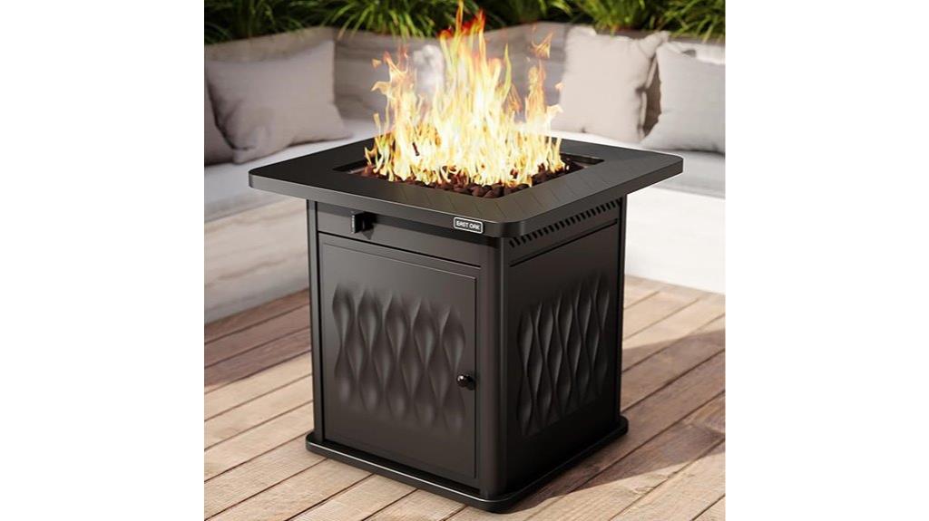 propane fire pit set