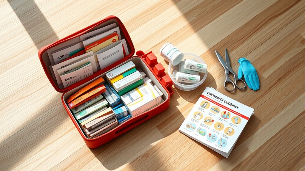 properly stocked portable kit