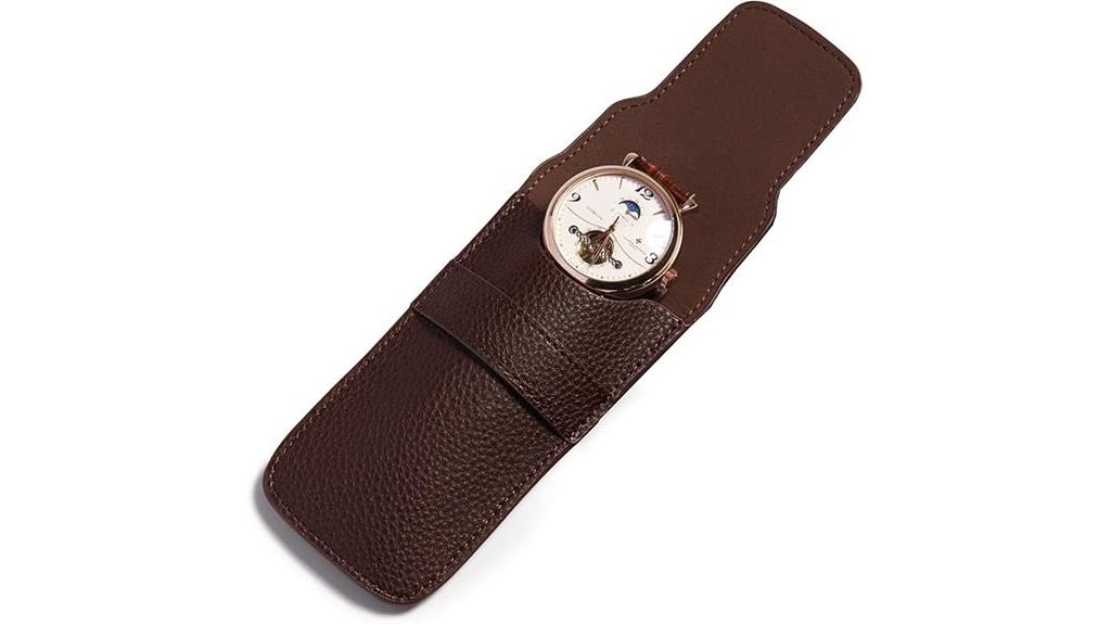 pu leather watch pouch