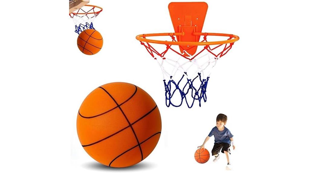 quiet indoor basketball set