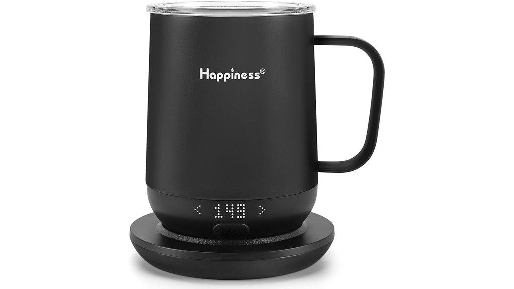 rechargeable 12oz heated coffee mug